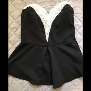 Love culture peplum top